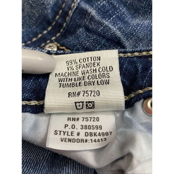 Daytrip Virgo Bootcut Mid Rise Jeans Rhinestone Light Wash Women’s Sz 26L - Picture 5 of 10